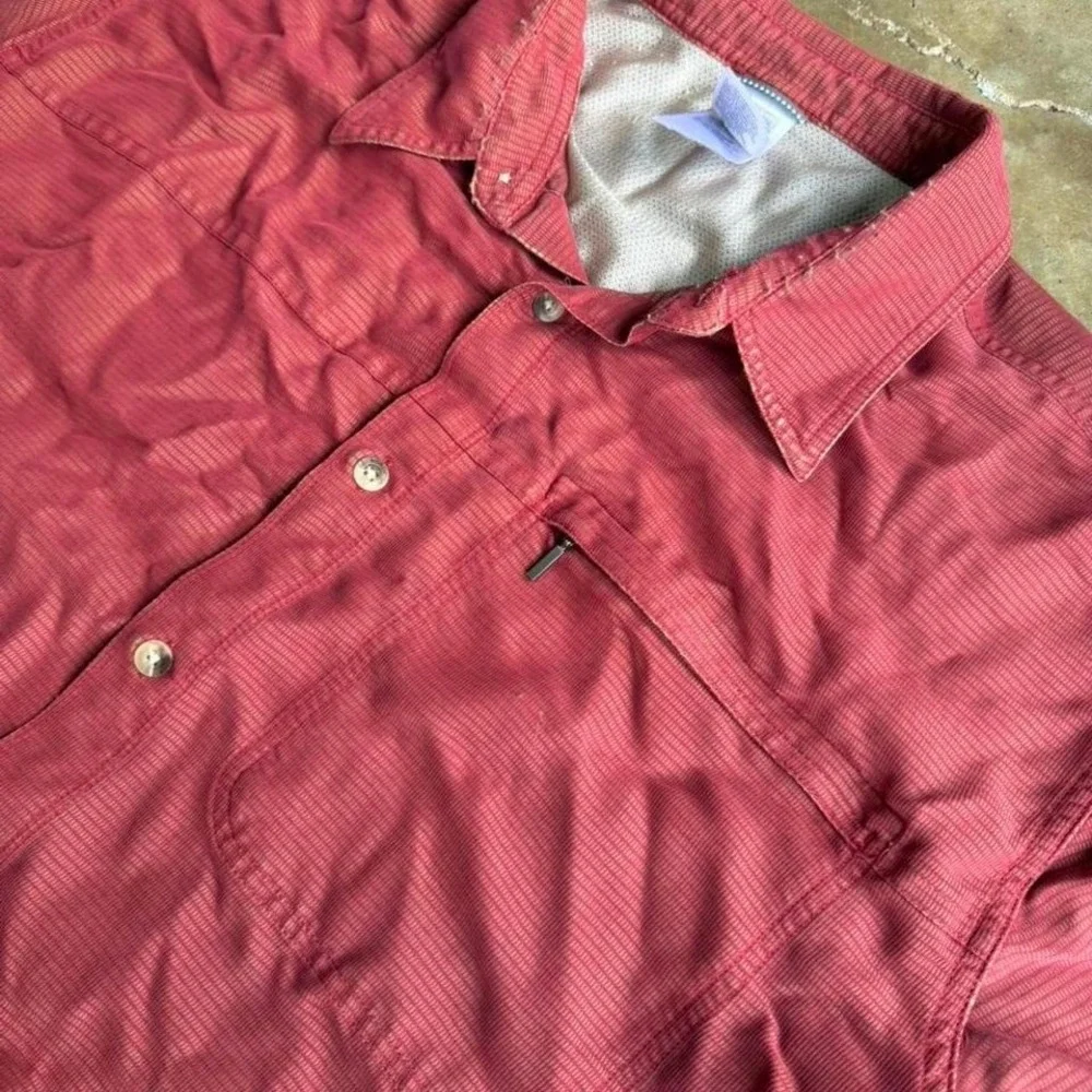 Vintage 90s The North Face red button up shirt size xxl